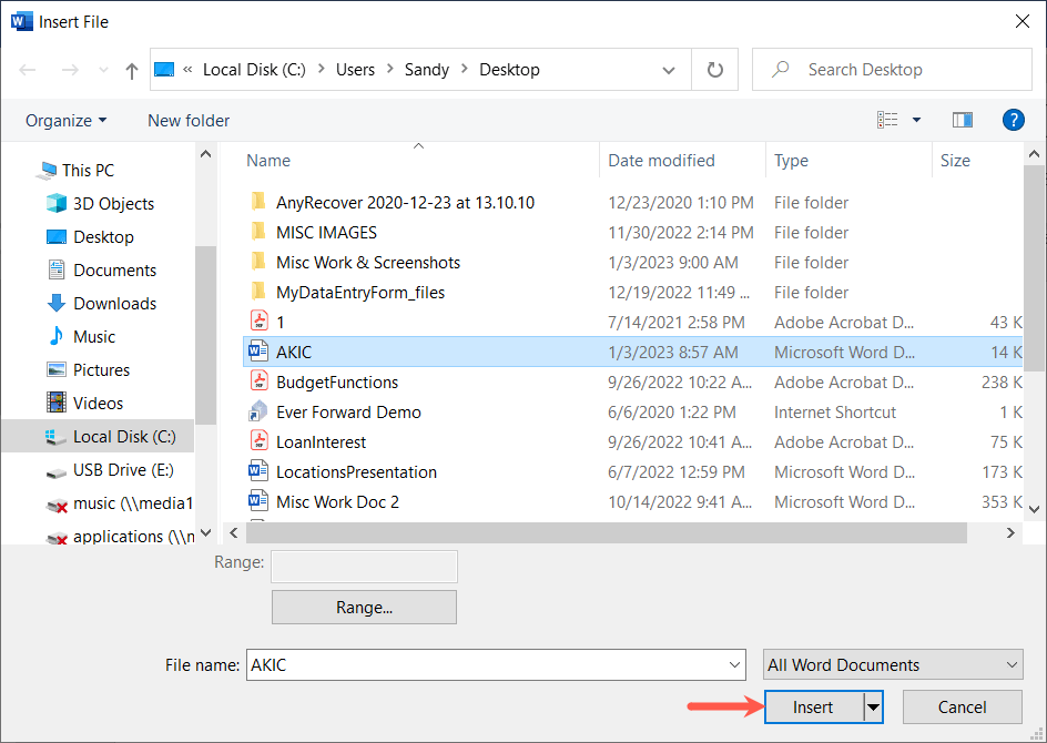 How to Insert a Word Document into Another Word Document - 88