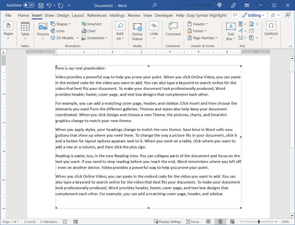 How to Insert a Word Document into Another Word Document - 95