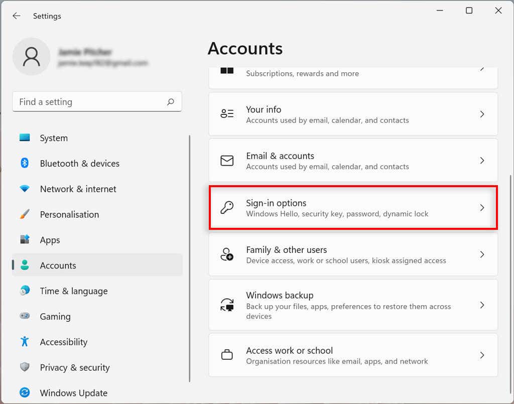 How to Manage User Account Settings in Windows 11 - 7