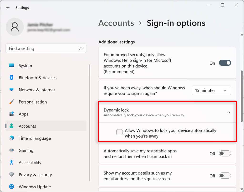 How to Manage User Account Settings in Windows 11 - 8