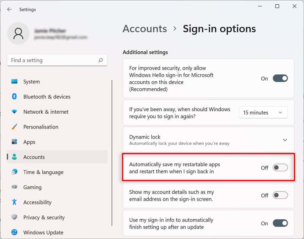 How to Manage User Account Settings in Windows 11 - 86