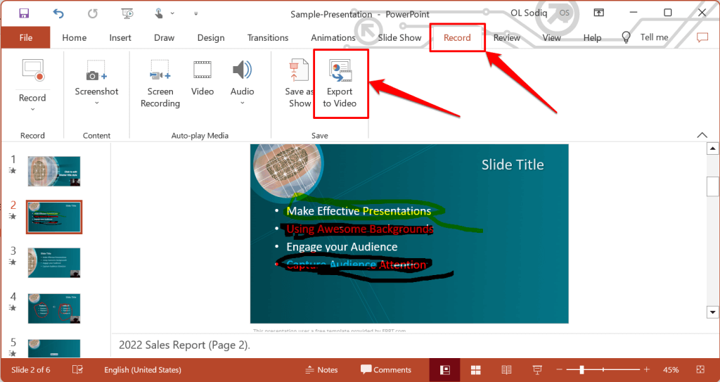 How to Record a PowerPoint Presentation with Narration image 34