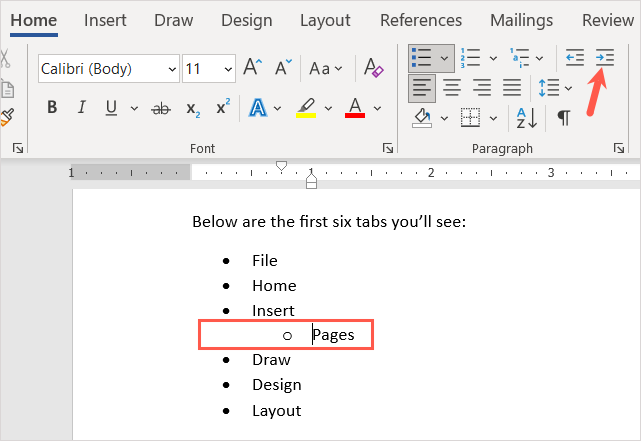 How to Add Bullet Points in Microsoft Word - 69