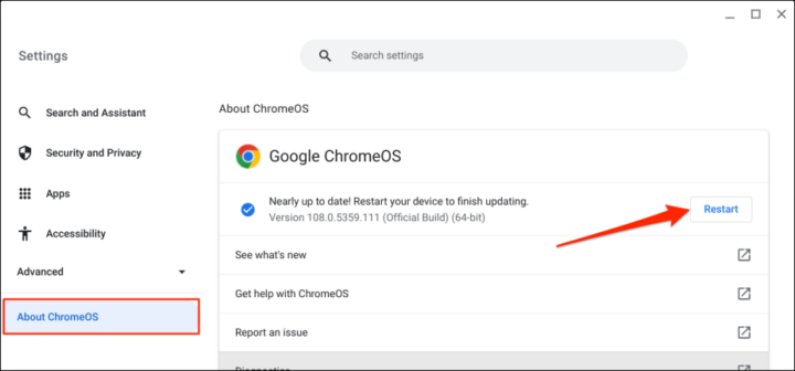 Top 6 Ways to Restart a Chromebook