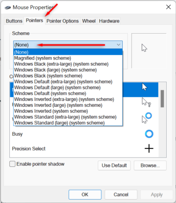 How to Change Mouse Cursor in Windows 11