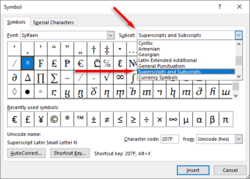 How To Insert Superscript And Subscript In Microsoft Word