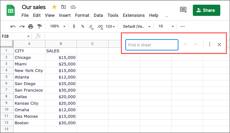 How To Use Find And Replace In Google Sheets 1 Compressed 