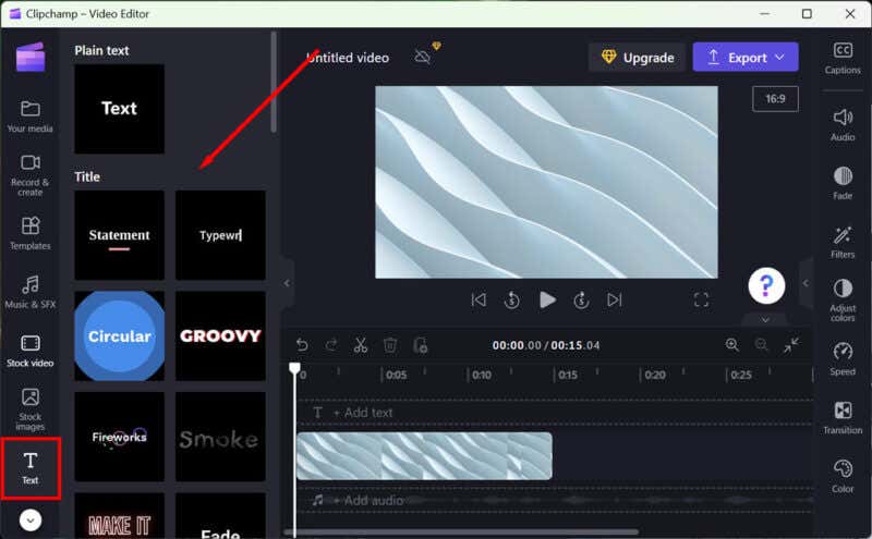 How to Use the Windows 11 Video Editor (Clipchamp)