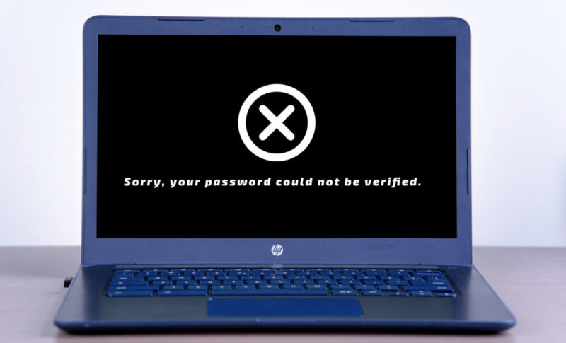 Chromebook Sorry Your Password Could Not Be Verified