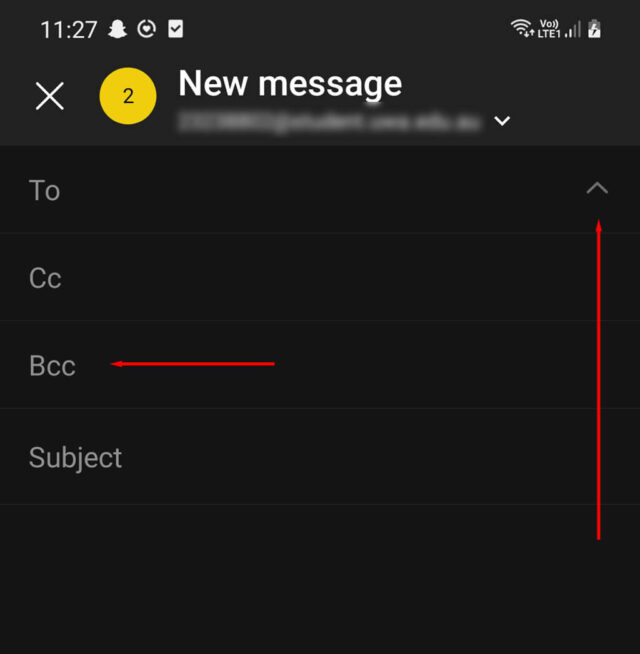 Outlook 2010 で Bcc (ブラインド カーボン コピー) を使用する方法