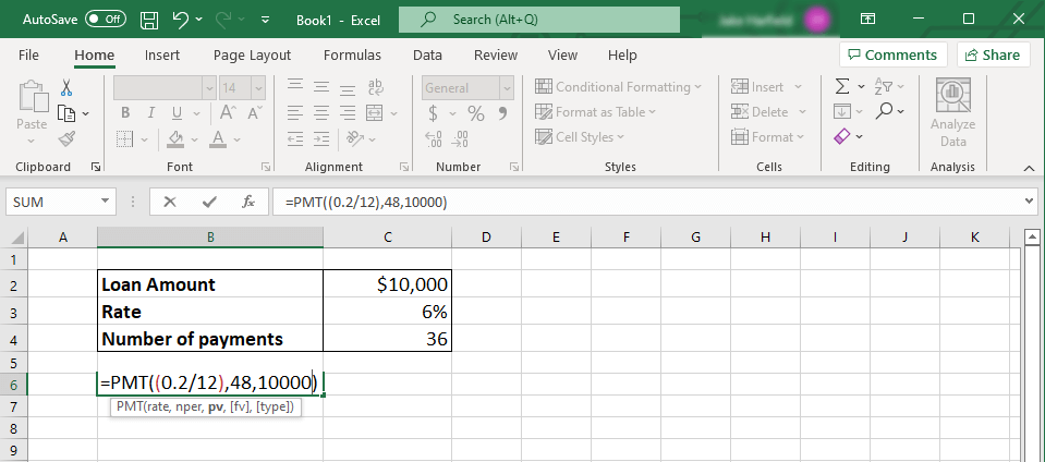 How to Calculate Annual Percentage Rate (APR) In Microsoft Excel image 3