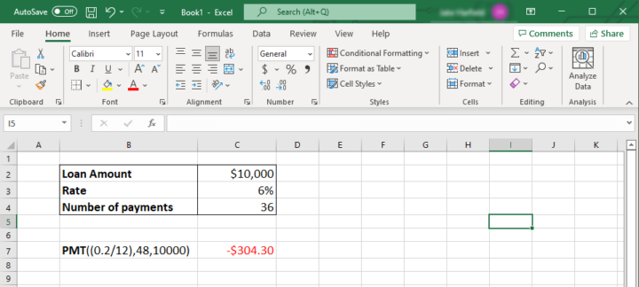 How to Calculate Annual Percentage Rate (APR) In Microsoft Excel