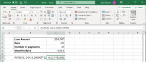 How to Calculate Annual Percentage Rate (APR) In Microsoft Excel