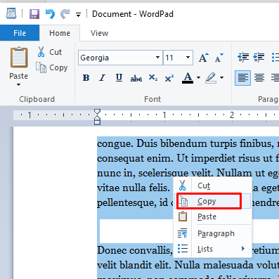 How to Check Word Count In WordPad - 62