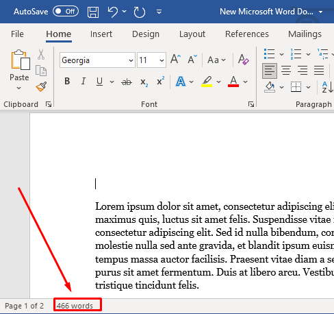 microsoft office - How can I count the characters in a word document? -  Super User