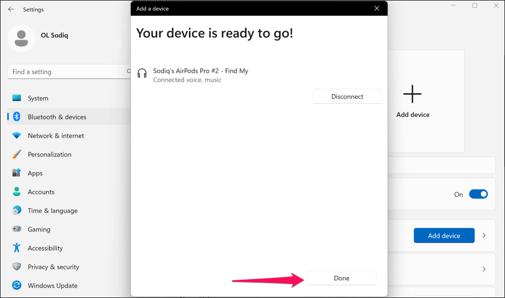 How to Connect AirPods to Your Microsoft Surface image 8