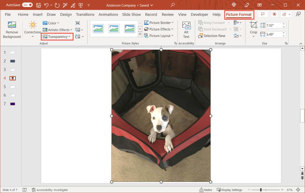 How to Make Pictures or Background Transparent in PowerPoint