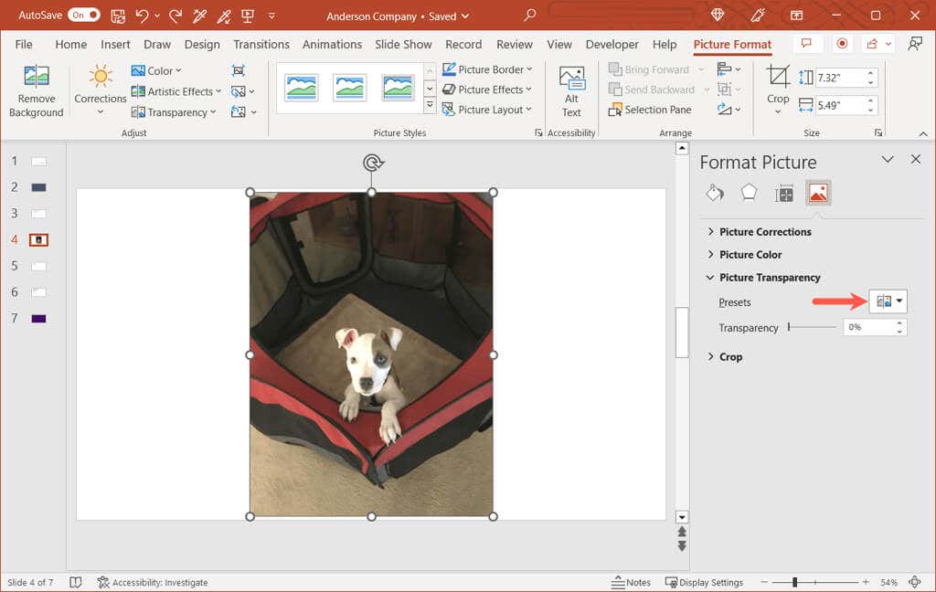 How to Make Pictures or Background Transparent in PowerPoint image 5
