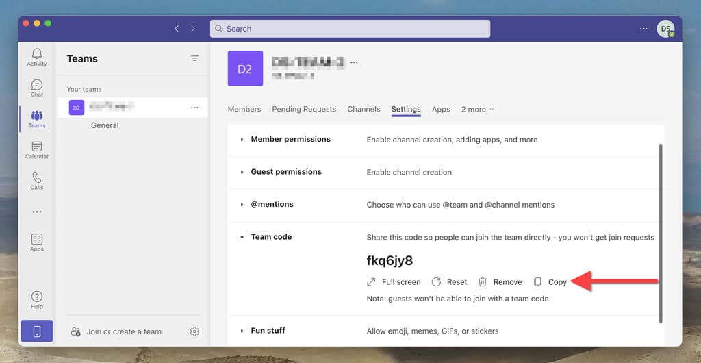 How to Generate and Use a Microsoft Teams Code image 9