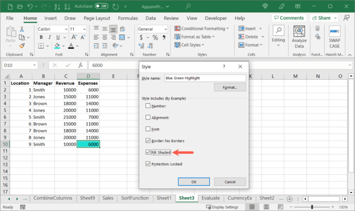 How to Highlight Cells and Text in Microsoft Excel