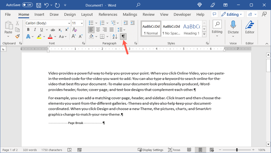 How to Remove Page Breaks in Microsoft Word Documents image 1