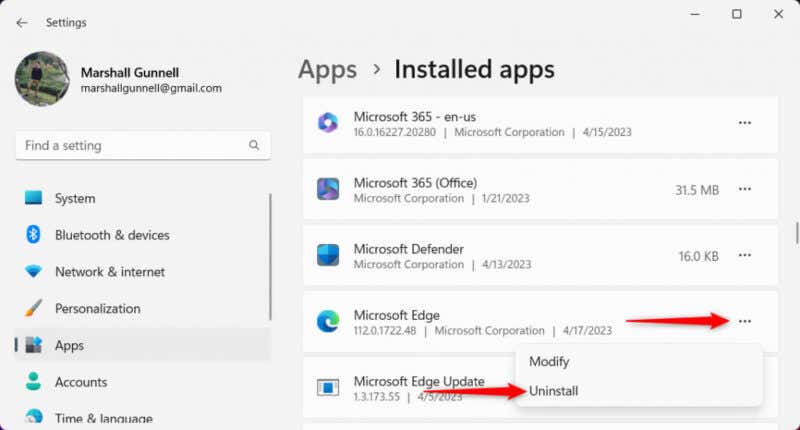 How To Uninstall Microsoft Edge From Your Windows 11 PC