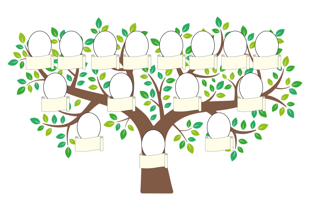 Simple Family Tree Template 3 Generations Free - Infoupdate.org