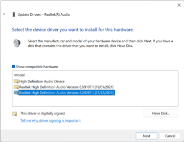 How To Download, Install, And Update Realtek Audio Driver In Windows 11