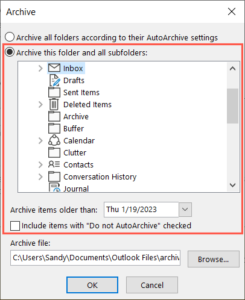 How to Archive Emails in Microsoft Outlook