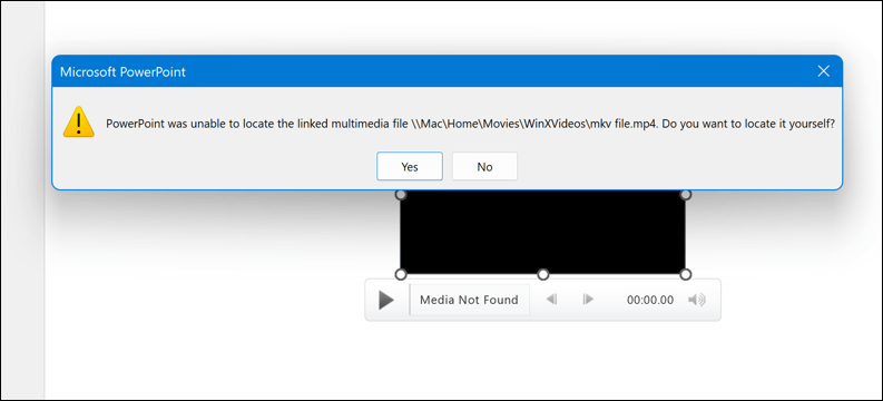 How to Fix “Cannot Play Media” Error in PowerPoint image 2
