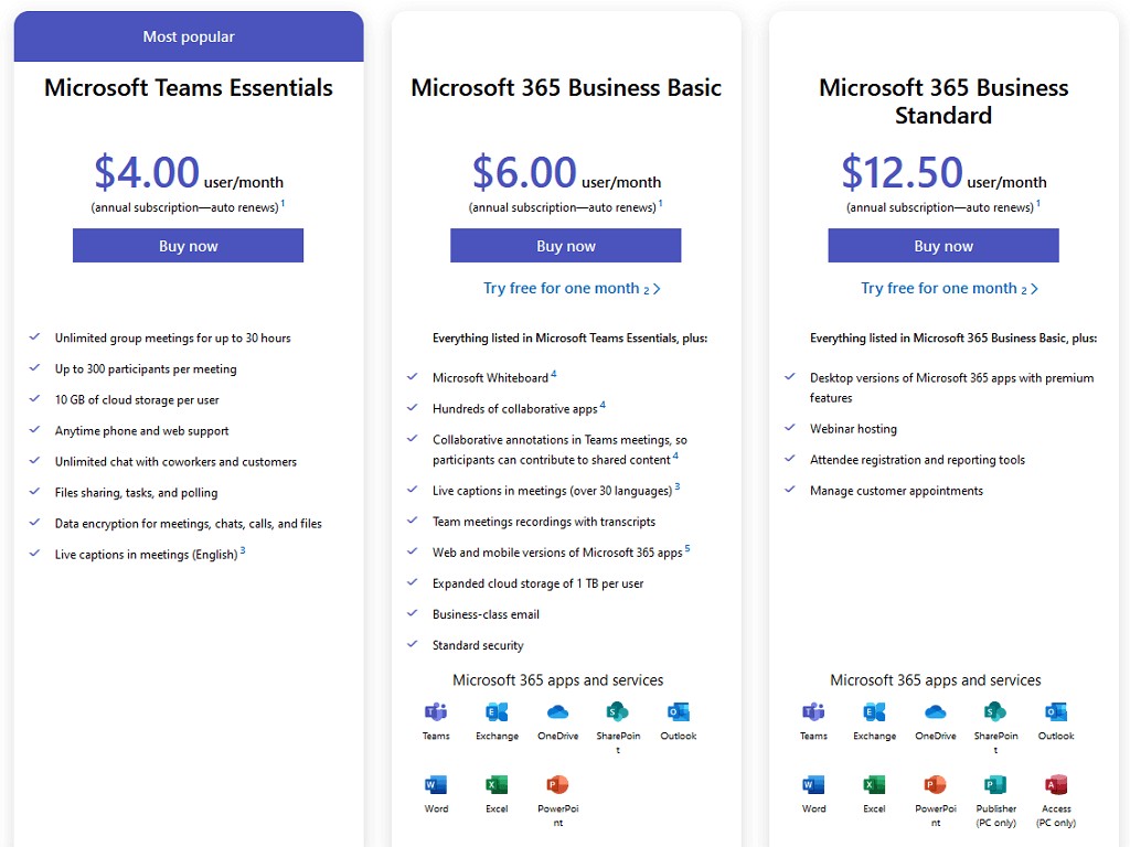 Microsoft Teams Free vs  Paid  What s Different  - 3