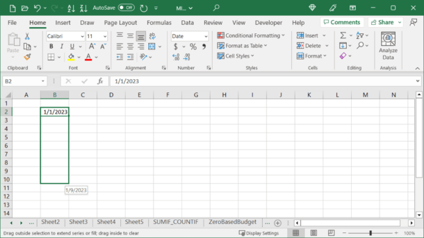 How to Autofill in Microsoft Excel