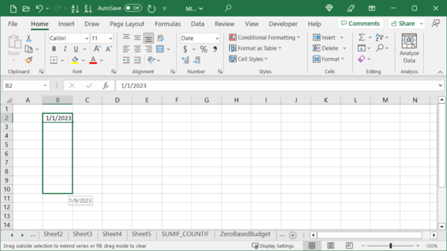 How to Autofill in Microsoft Excel