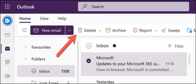 How to Delete Multiple Emails in Microsoft Outlook - 91