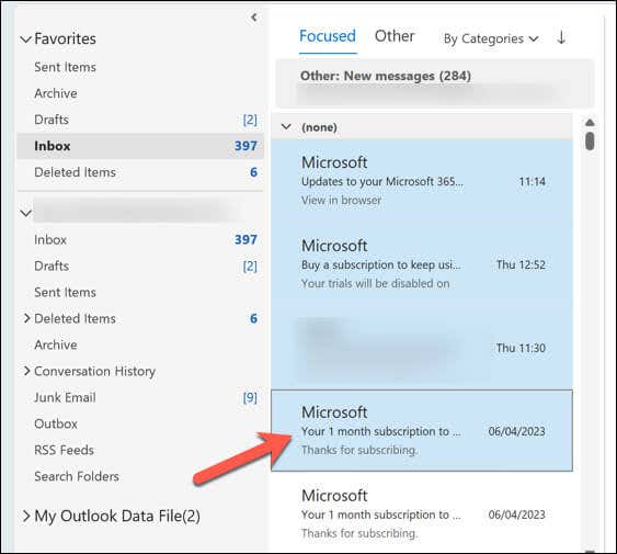 How to Delete Multiple Emails in Microsoft Outlook image 3