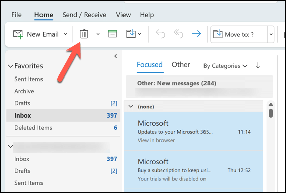 How to Delete Multiple Emails in Microsoft Outlook image 4