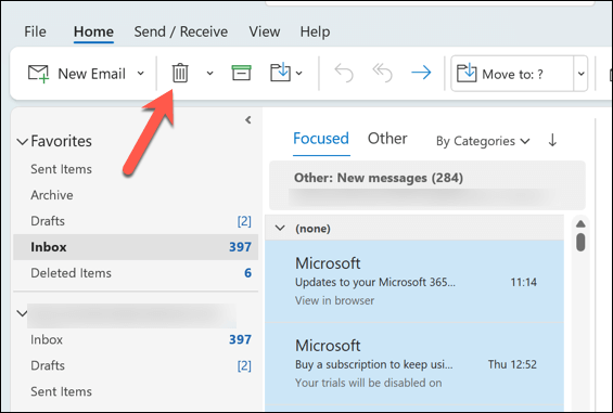 How to Select All Emails in Outlook