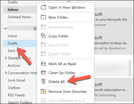 How to Delete Multiple Emails in Microsoft Outlook - 57