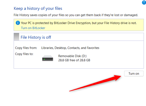 How to Enable and Use “File History” in Windows image 5