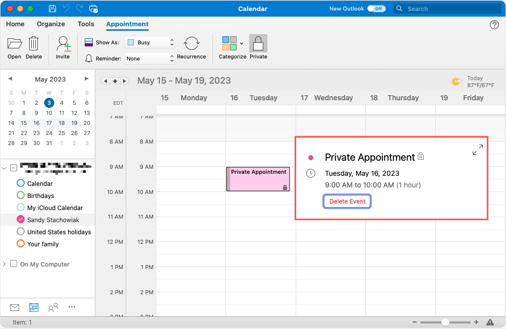 How To Hide Calendar Details In Microsoft Outlook helpdeskgeek