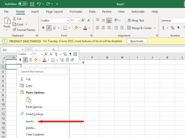 How To Insert Columns and Rows in Microsoft Excel (Mobile, Desktop, and ...