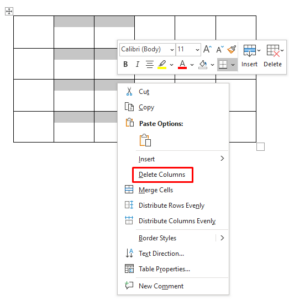 How to Make and Customize a Table in Microsoft Word