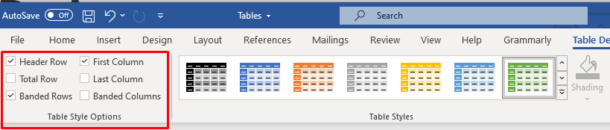 How To Make And Customize A Table In Microsoft Word