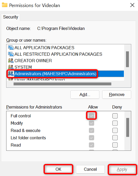 How to Resolve an “Error Opening File for Writing” Windows Error image 5