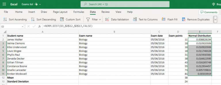 How to Create a Bell Curve Chart in Microsoft Excel