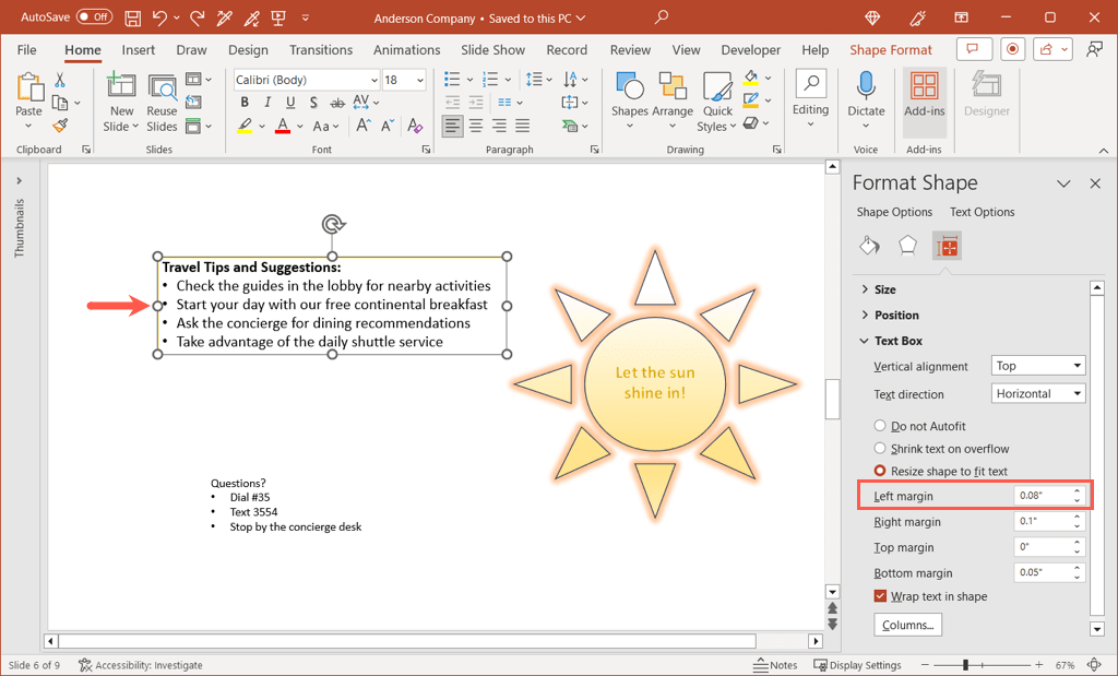 How to Change Slide and Text Margins in PowerPoint image 11