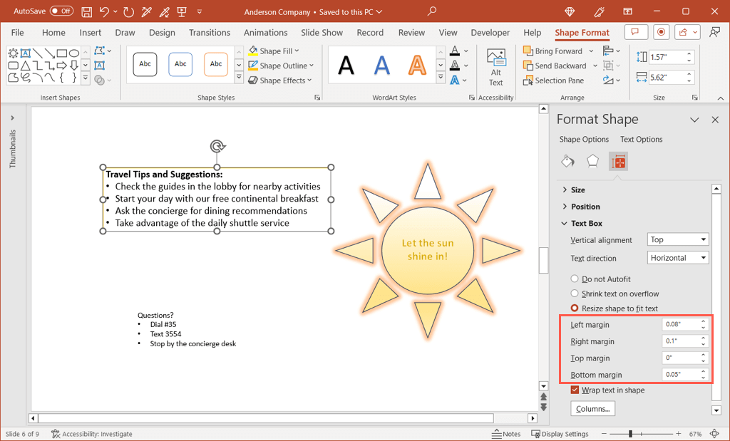How to Change Slide and Text Margins in PowerPoint image 9