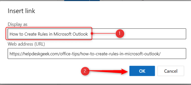 How to Rename a Hyperlink in Microsoft Outlook image 4