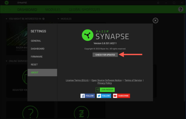How to Update Razer Synapse on Your Computer