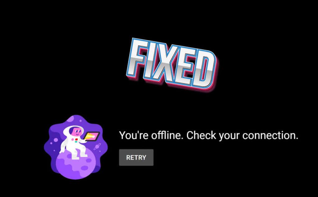 You are offline in youtube sale